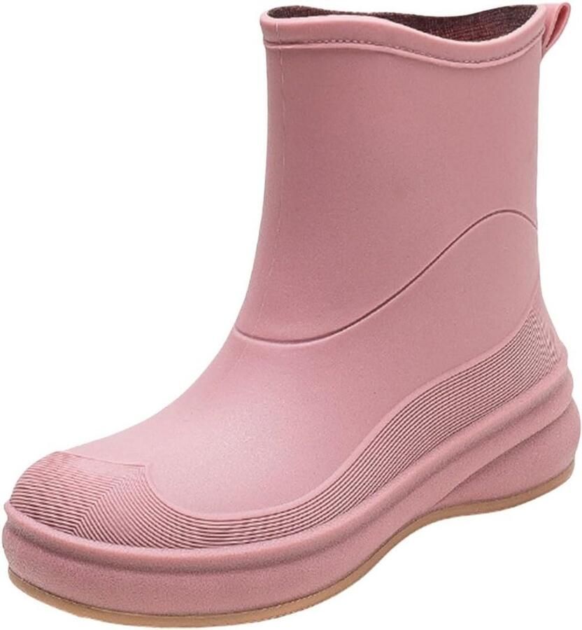 Waterdichte Rubber Laarzen voor Dames Enkellaarzen voor Tuin en Buitenwerk