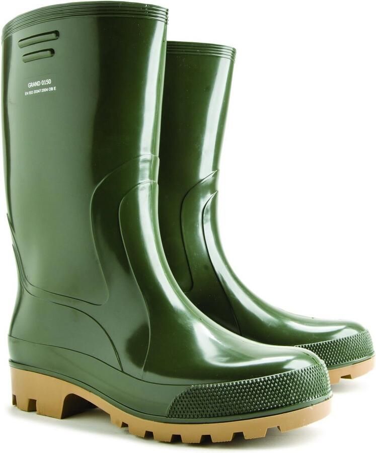 Waterdichte Rubber Laarzen voor Heren met Warme Vilten Binnenvoering