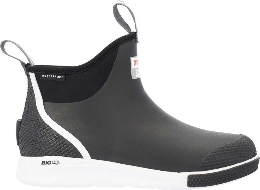 Waterdichte Rubber Laarzen voor Heren Sportieve Zwarte Werklaarzen