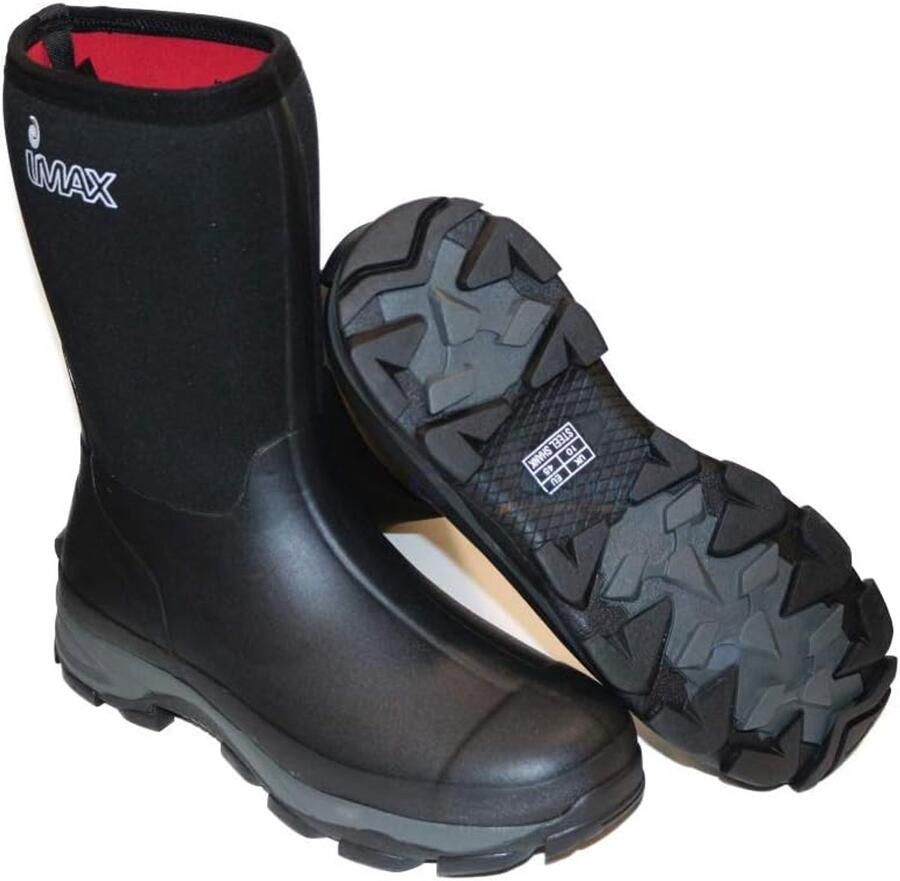 Waterdichte Rubber Vislaarzen met Neopreen Schacht