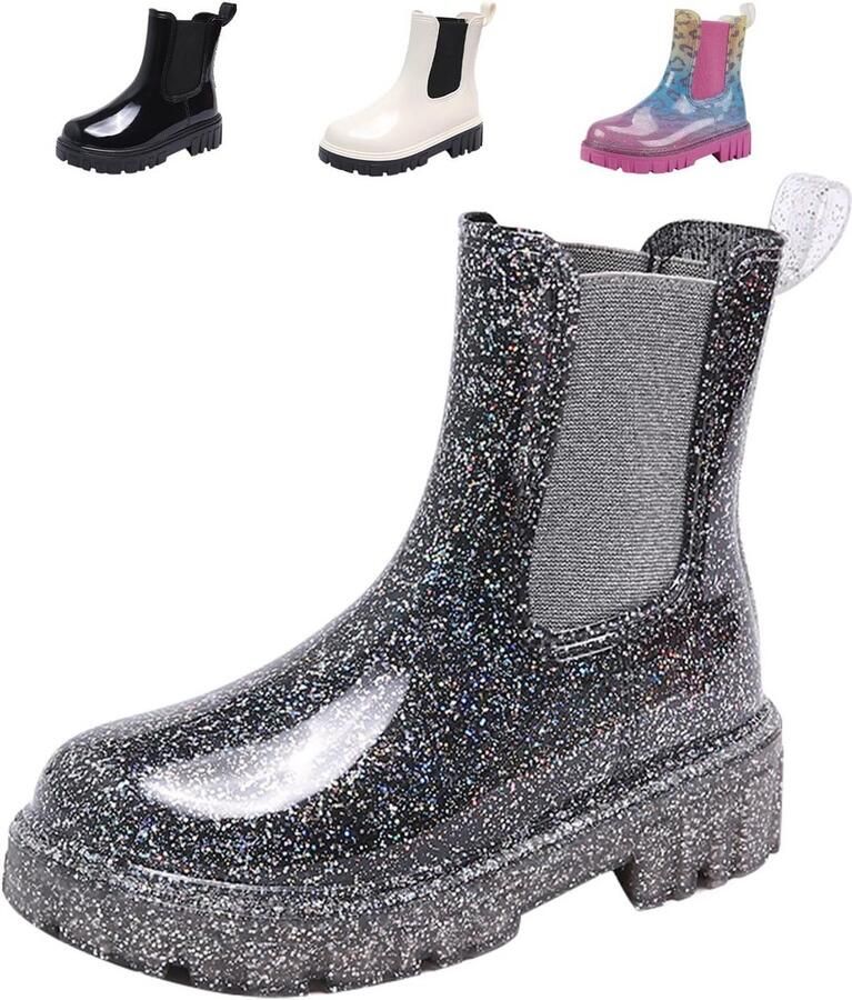 Waterdichte Rubberen Enkellaarzen voor Dames