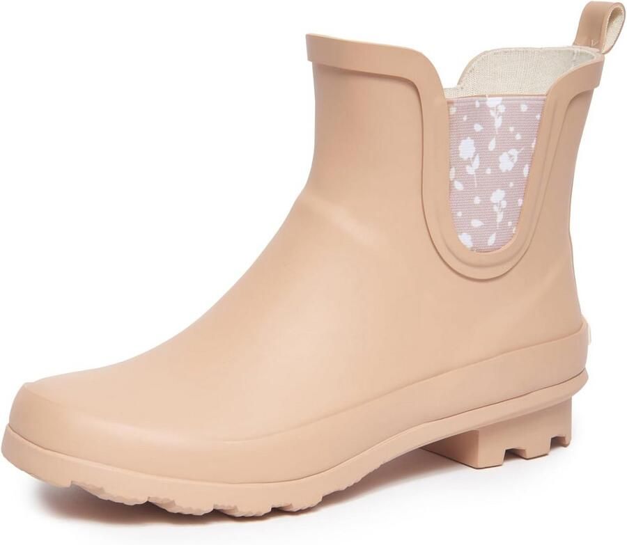 Waterdichte Rubberen Enkellaarzen voor Dames Lichtgewicht Regenlaarzen