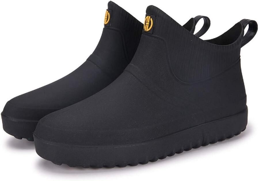 Waterdichte Rubberen Instapschoenen Heren Lichtgewicht Tuin- en Werklaarzen