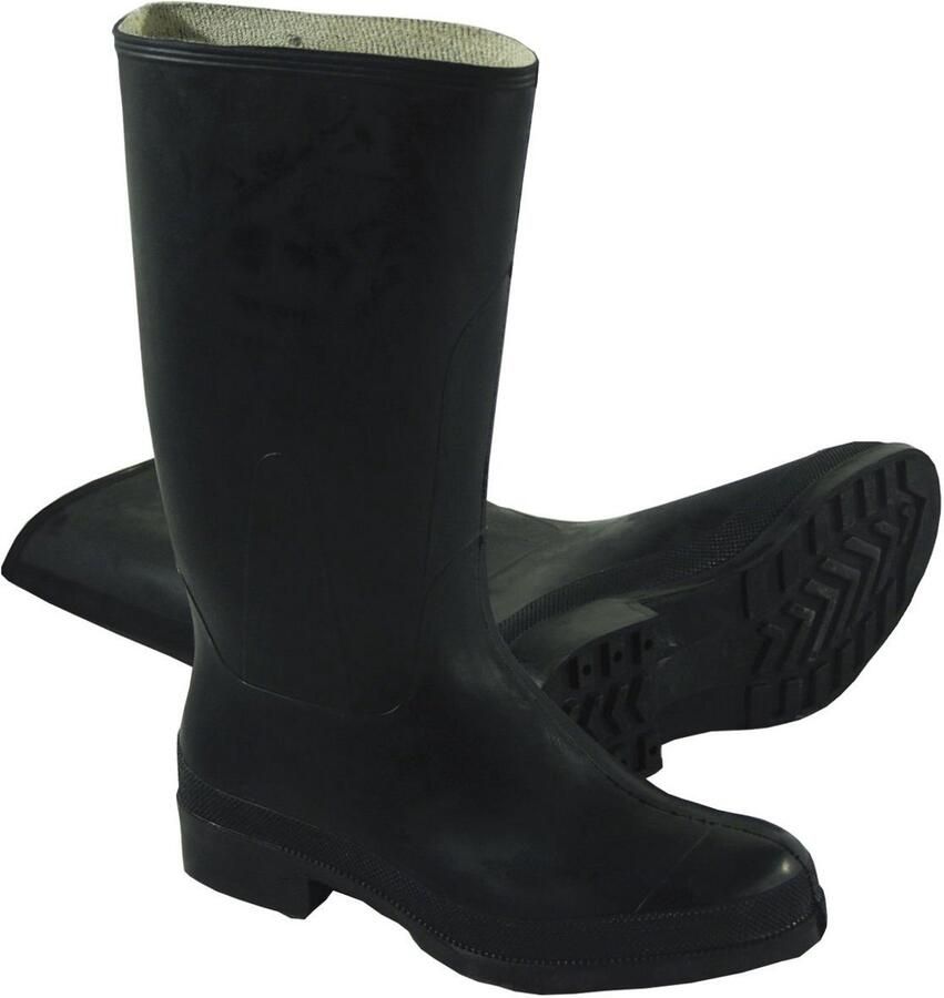 Waterdichte rubberen laarzen met hoge schacht voor en