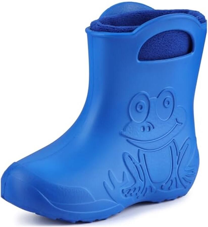 Waterdichte Rubberlaarzen voor Kinderen met Uitneembare Fleece Binnenschoen
