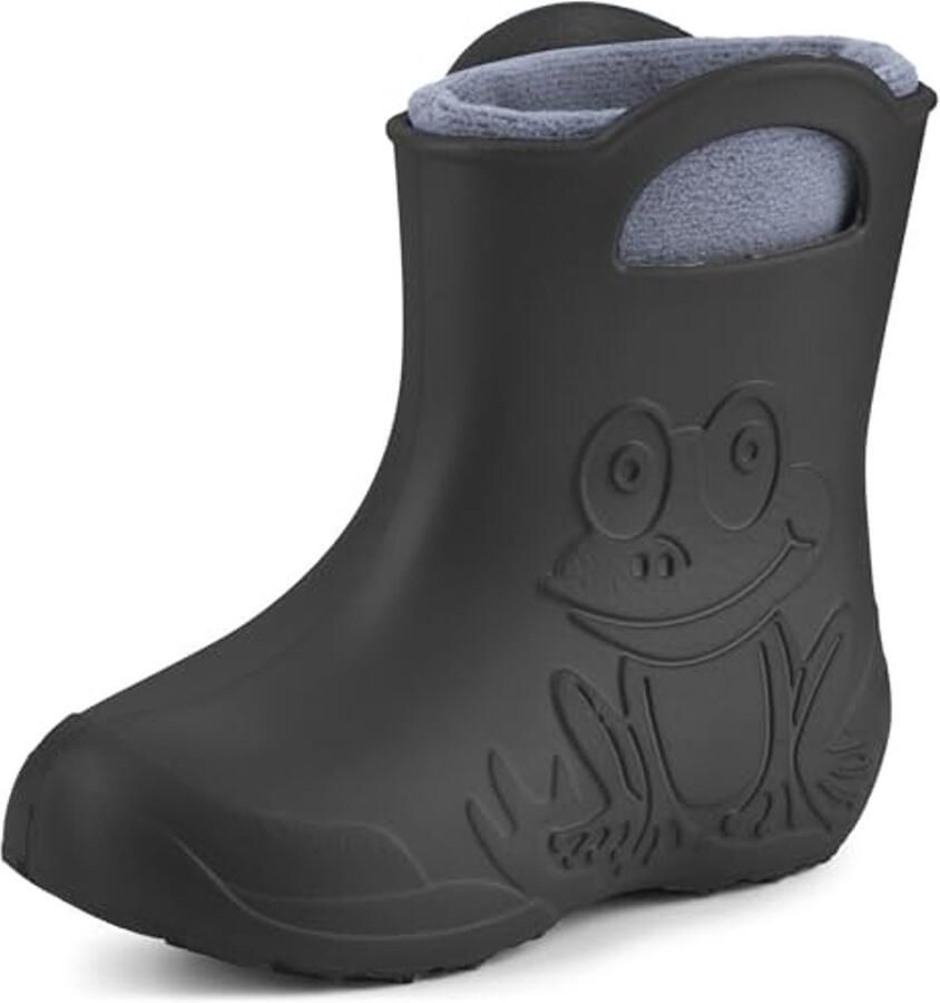 Waterdichte Rubberlaarzen voor Kinderen met Uitneembare Fleece Binnenschoen