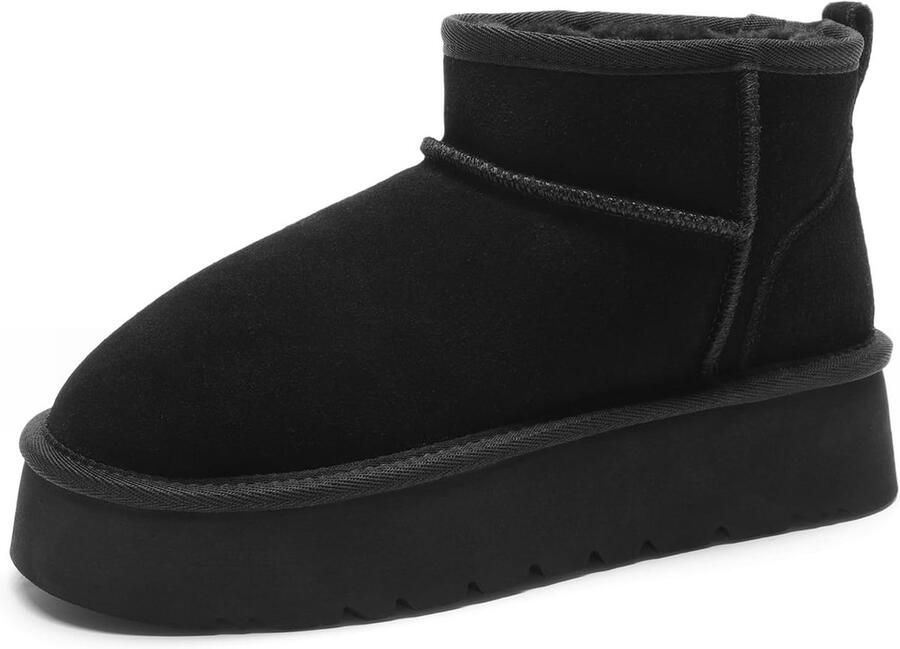 Waterdichte sneeuwlaarzen met platform en traagschuim voor dames