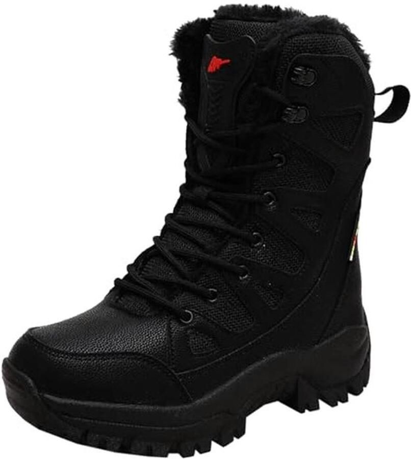 Waterdichte sneeuwlaarzen voor en antislip wandelschoenen