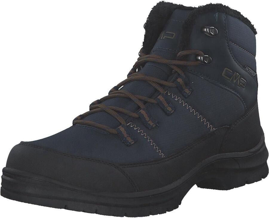 Waterdichte Sneeuwlaarzen voor Heren Klassieke Vetersluiting Warme Fleece Voering Winterwandelschoenen