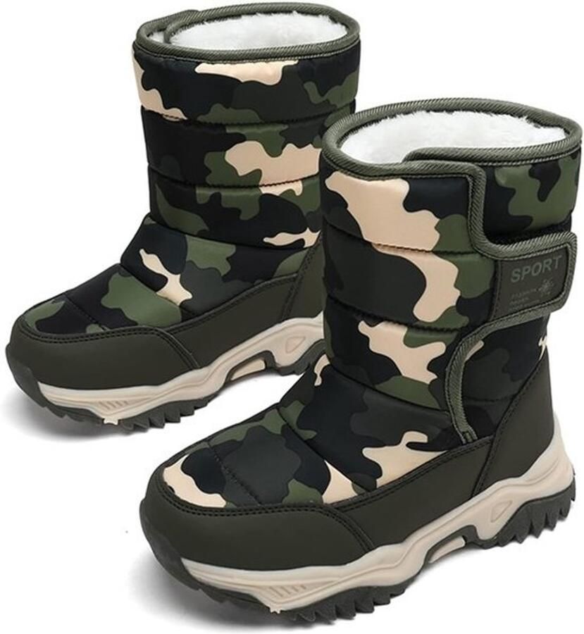 Waterdichte Snowboots Kinderen Warme Voering voor & Antislip Winterlaarzen