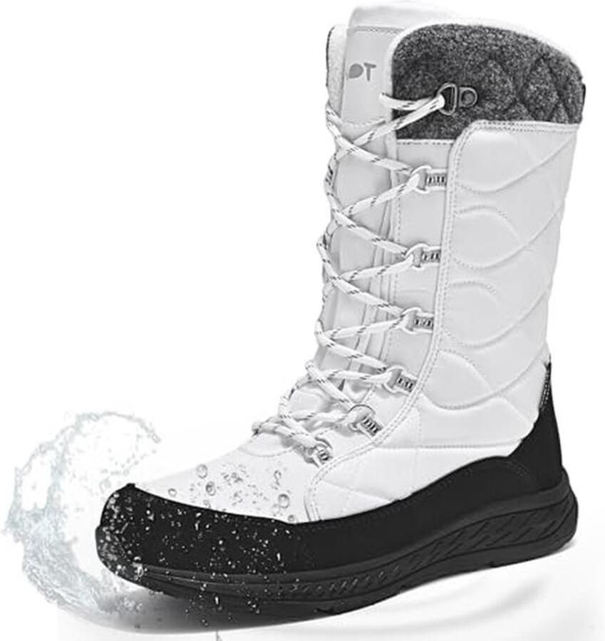 Waterdichte Snowboots voor Dames met Warme Voering Comfortabele Winterlaarzen voor Wandelen en Skitochten Antislip en Ideaal voor Koud Weer