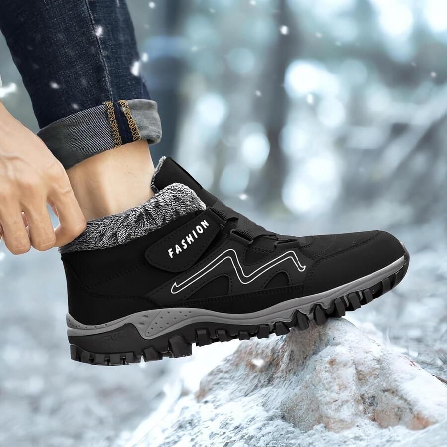 Waterdichte Thermische Heren Laarzen Warme Winter Snowboots voor Wandelen