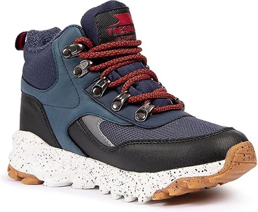 Waterdichte Wandellaarzen voor Kinderen Casual Hi-Top Boot Breck Marineblauw UK