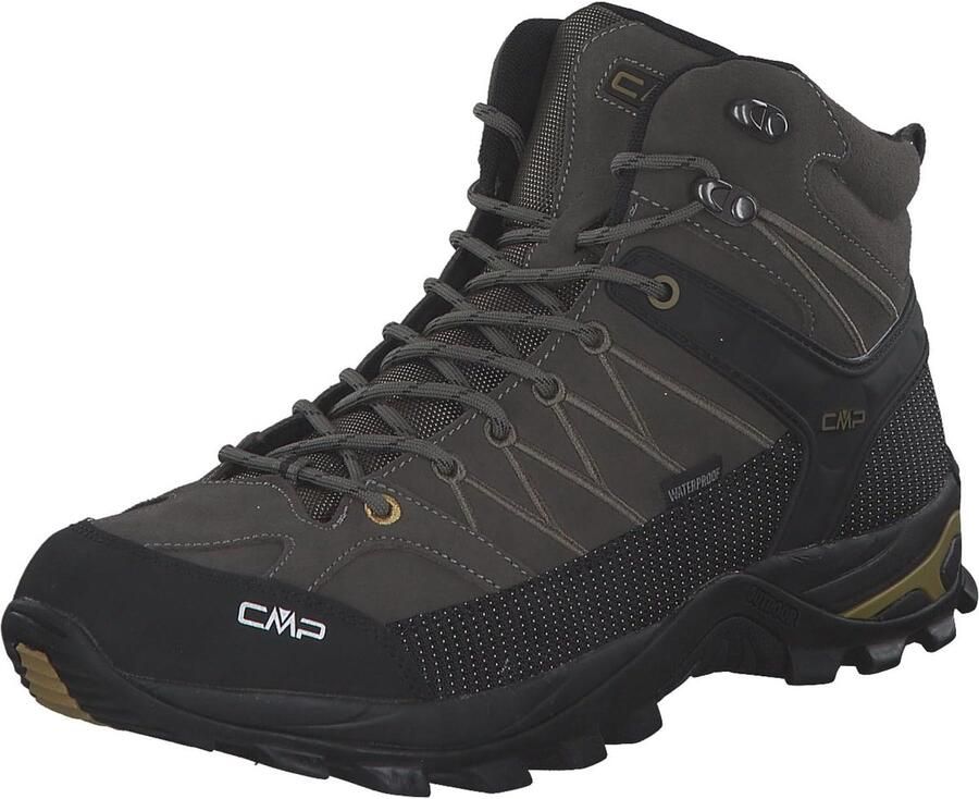 Waterdichte Wandelschoenen Heren Mid-Hoog Model Voor Alle Terrein Stevig en Comfortabel