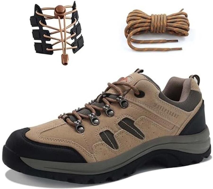 Waterdichte Wandelschoenen voor Mannen Comfortabele Trekking Sneakers Lichtgewicht en Perfect voor Outdoor Activiteiten )