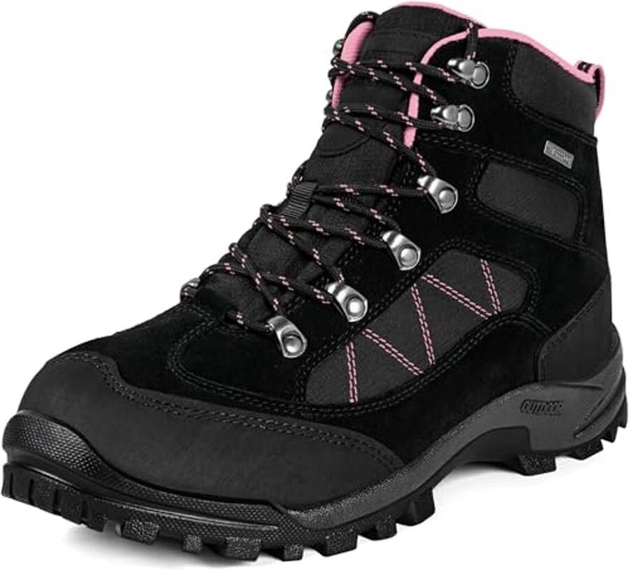 Waterdichte Wandelschoenen voor Vrouwen Outdoor Hiking Schoenen met Enkelondersteuning en Ademend Antislip Design