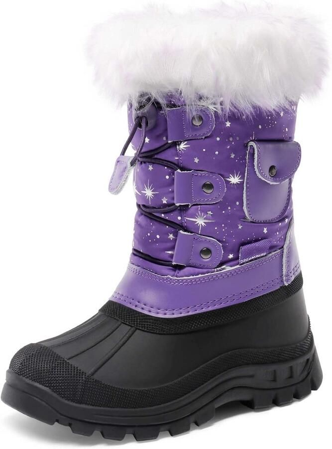 Waterdichte Warm gevoerde Kinder Snowboots Kinderen