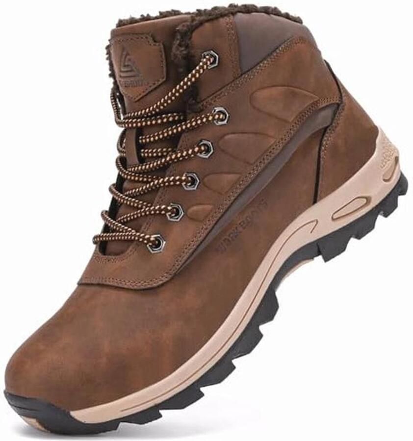 Waterdichte Warm gevoerde Winterschoenen voor Heren Antislip Snowboots en Wandelschoenen