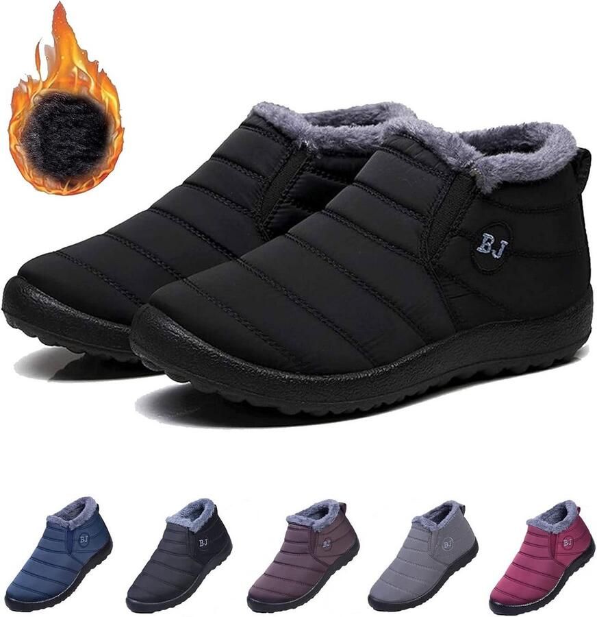 Waterdichte Warme Snowboots met Antislipzool voor en Winter Enkellaarzen