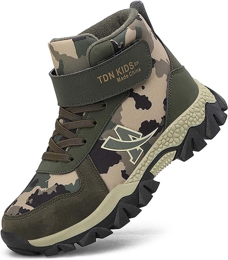 Waterdichte Warme Wandelschoenen voor Kinderen Winterlaarzen met Camouflage