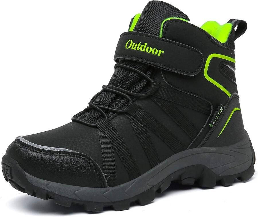 Waterdichte Warme Winterlaarzen voor Kinderen met Klittenband Sneeuw- en Wandelschoenen