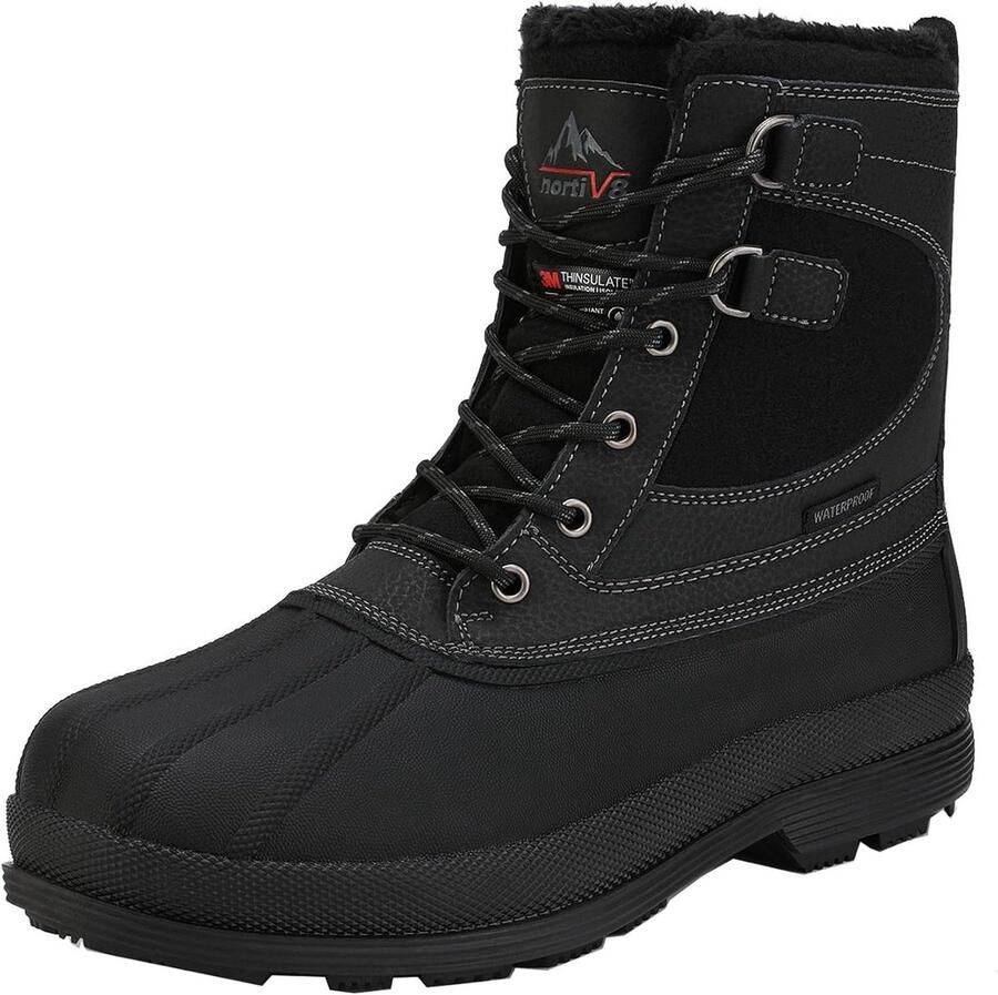 Waterdichte Warme Heren Sneeuwlaarzen voor Buitenactiviteiten