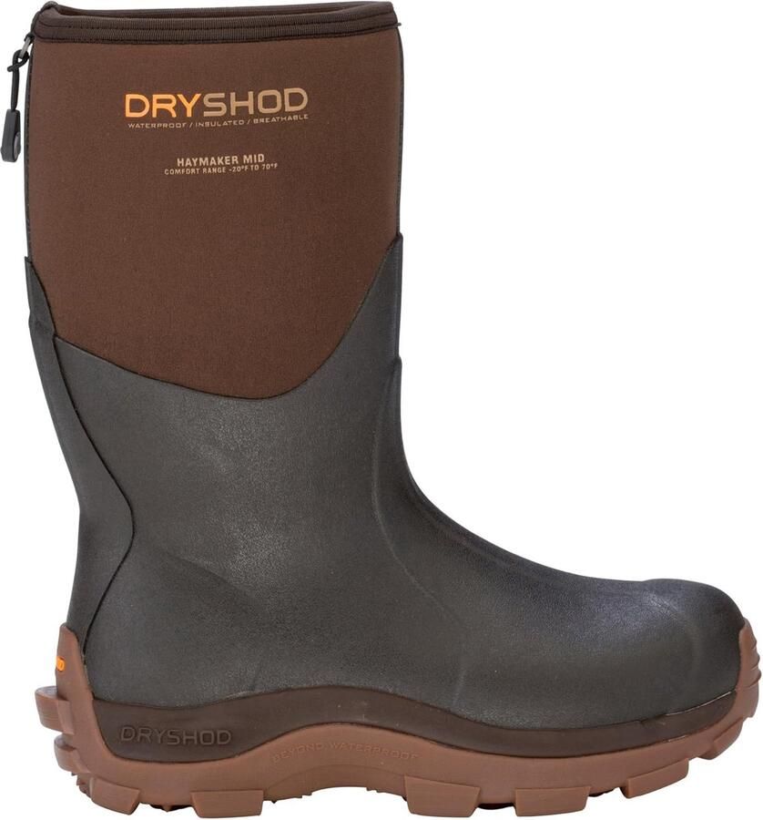 Waterdichte Werklaarzen Heren Rubber Middelhoog Model voor Zware Omstandigheden