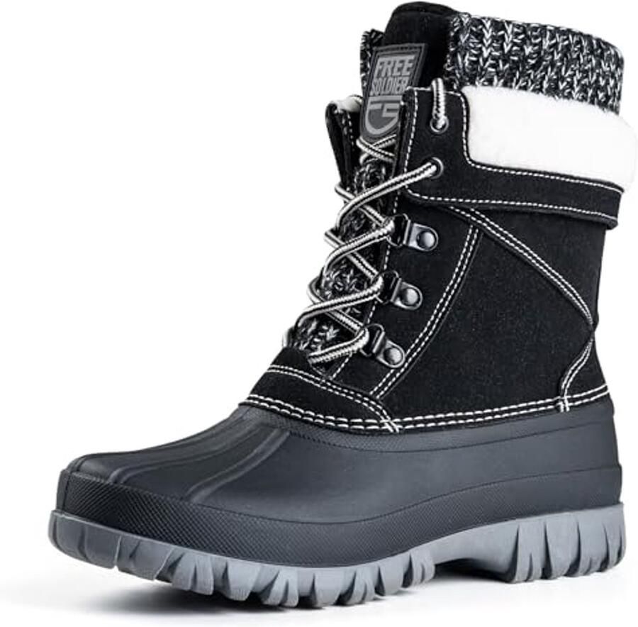 Waterdichte winter-sneeuwlaarzen voor vrouwen Comfortabele en geïsoleerde outdoor laarzen