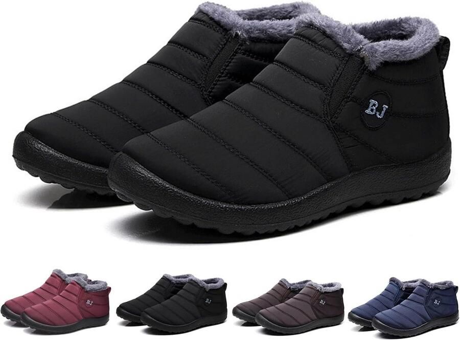Waterdichte Winter Snowboots met Warme Bontvoering Unisex Enkellaarzen voor en