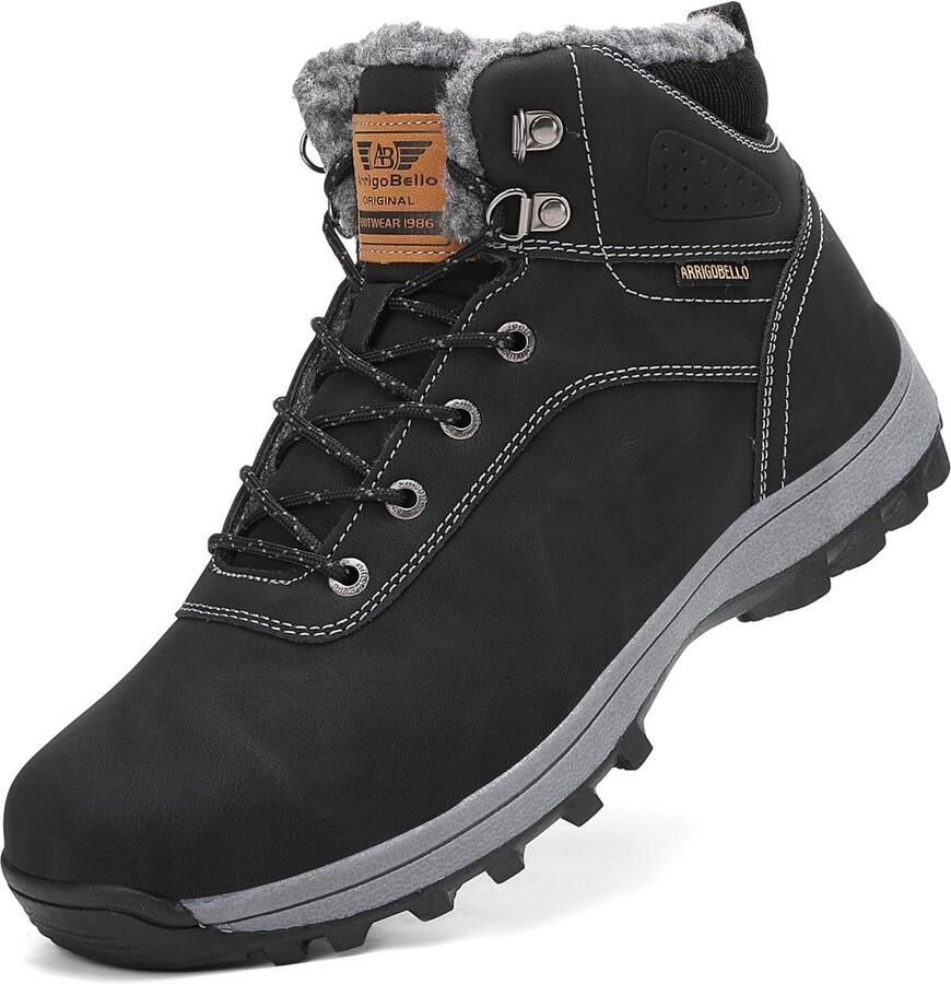 Waterdichte Winterlaarzen Dames met Warme Bontvoering Wandelschoenen Sneeuwlaarzen