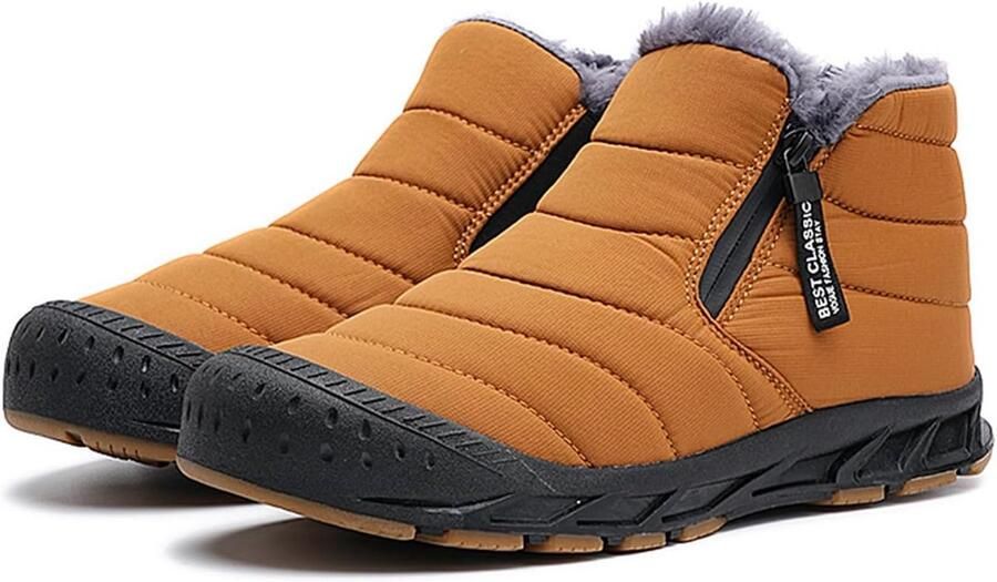 Waterdichte Winterlaarzen Warm Gevoerd Sneeuwlaarzen met Antislipzool