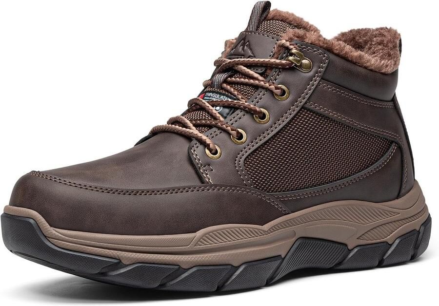 Waterdichte Winterlaarzen Heren Lichtgewicht Wandellaarzen en Enkellaarzen