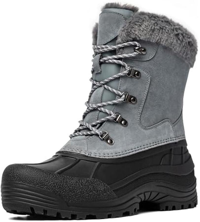 Winterlaarzen heren waterdichte sneeuwlaarzen voor outdoor en wandelen