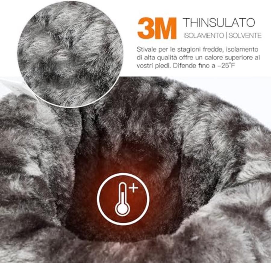Waterdichte winterlaarzen met warme voering voor en Antislip winterschoenen