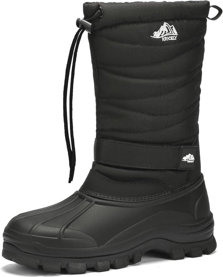 Waterdichte winterlaarzen met warme voering voor en Antislip winterschoenen