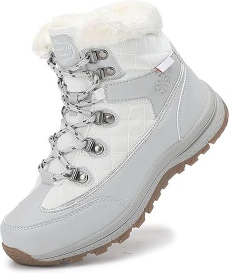 Waterdichte winterlaarzen voor dames warme wandelschoenen met bontvoering