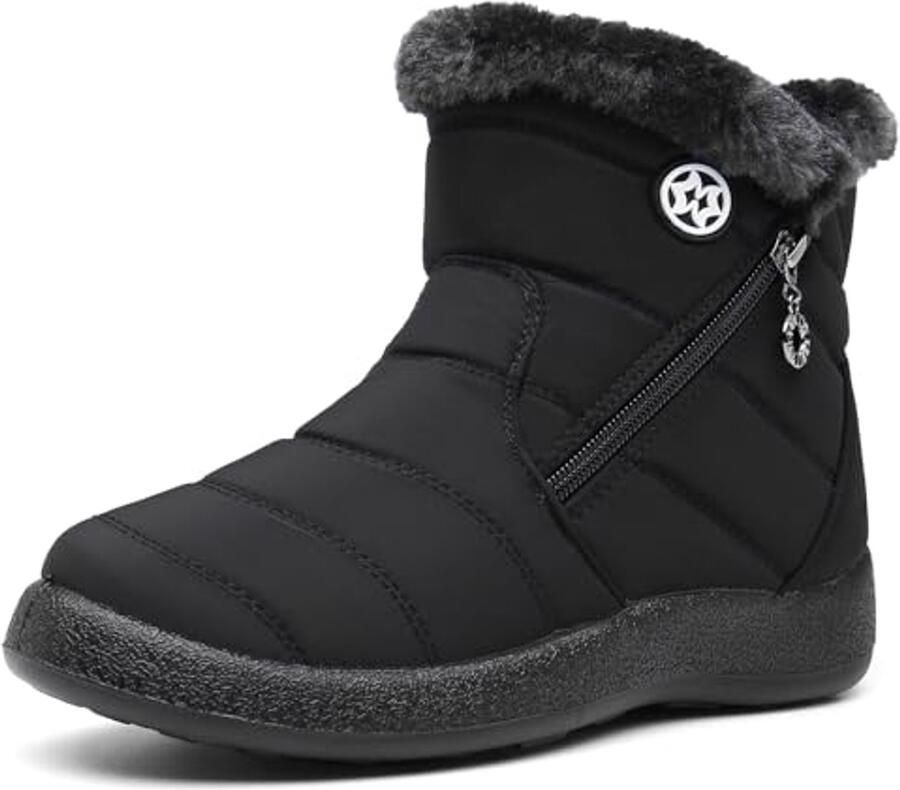 Waterdichte Winterschoenen Dames Warme Enkellaarzen voor Winter en Sneeuw
