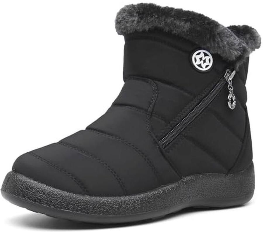Waterdichte Winterschoenen Dames Warme Enkellaarzen voor Winter en Sneeuw