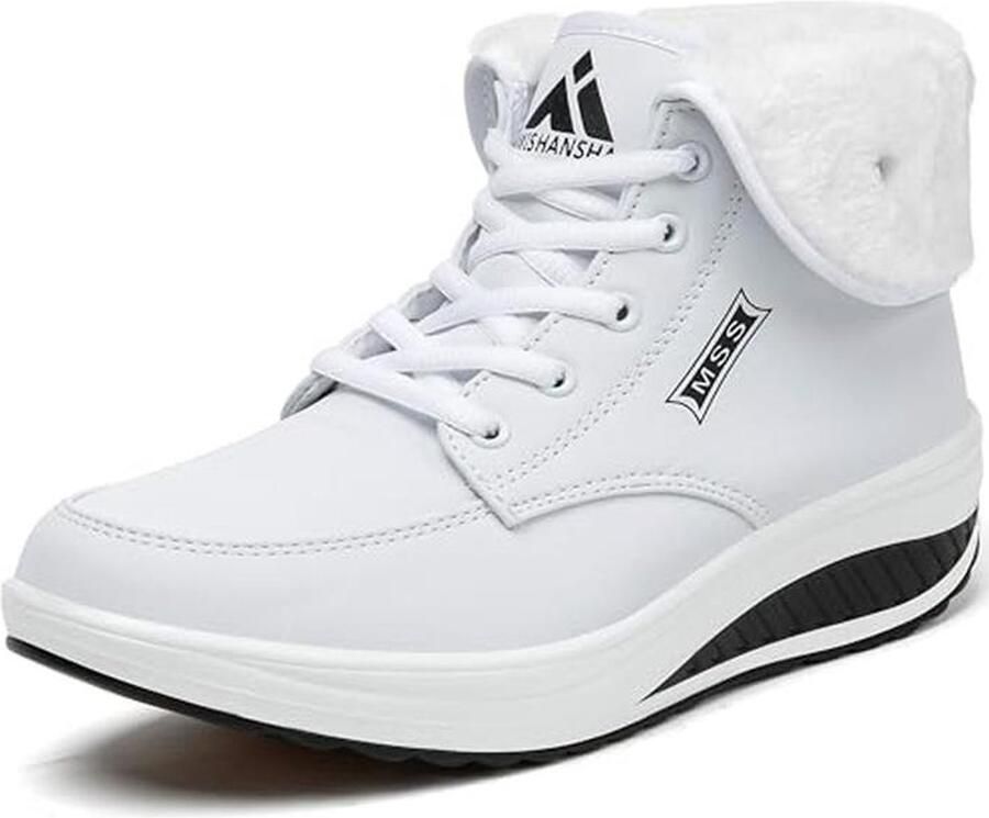 Waterdichte winterschoenen voor dames Warme winterlaarzen met antislip zool )