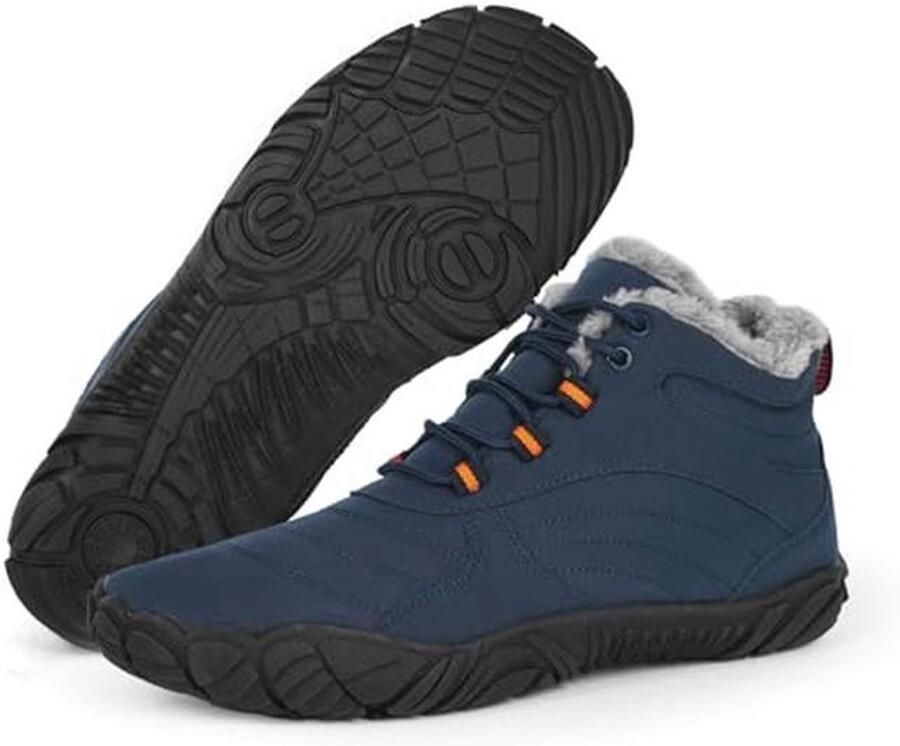 Waterproof Barefoot Hiking Boots for and Warm Winter Ankle Boots