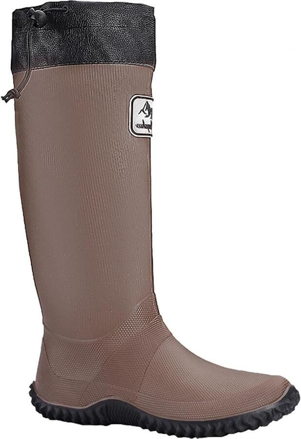 Waterproof Laarzen Regenlaarzen Tuinlaarzen Droge Voeten Houden Hoge Kraag Verwijderbare Voering Zwart Olijfgroen