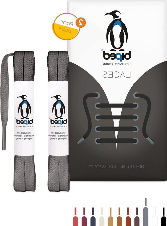 Waxed Shoelaces Flat Cotton Laces Schoenen Vernieuwen Scheurbestendig Waterafstotend 7 mm Breed Grijs