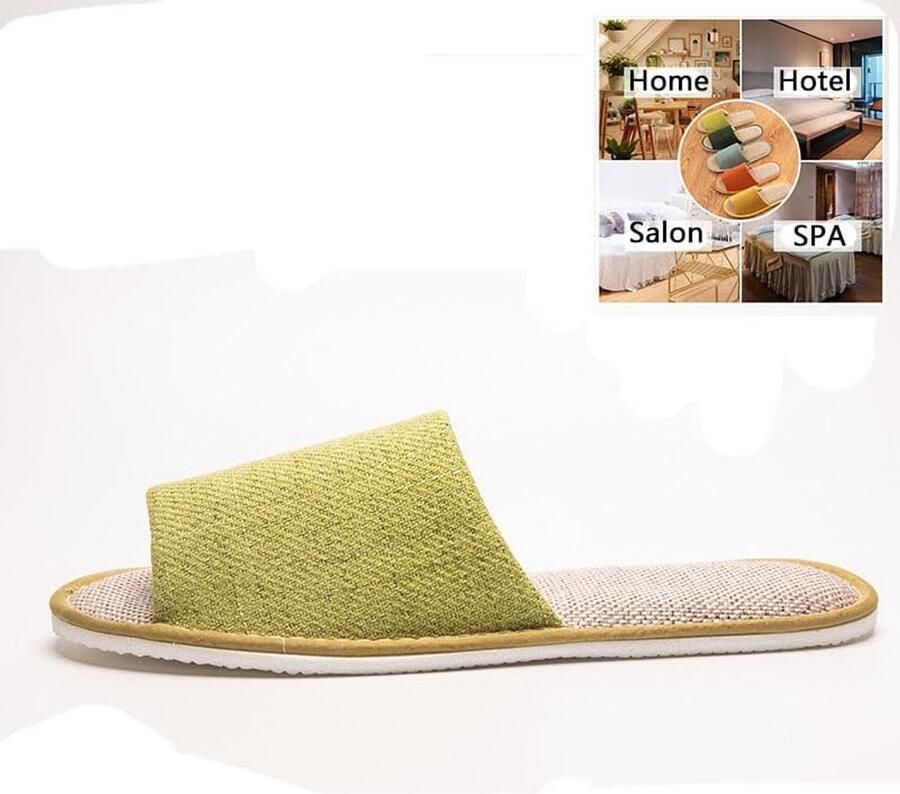 Wegwerp-Pantoffels Antislip Spa-Pantoffels uniseks Slippers Hotelslippers Set 5-6 paar pantoffels voor gasten van hotel spa