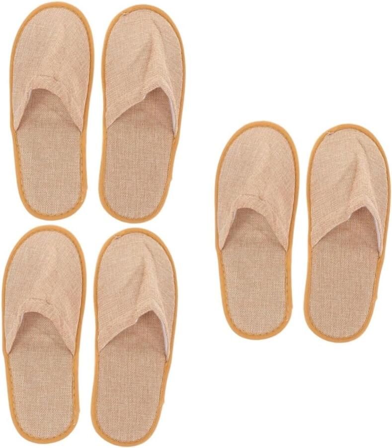 Wegwerp Pantoffels Reis Slippers Pedicure en Reizen Ade d en Lichtgewicht 3 Paar Wit