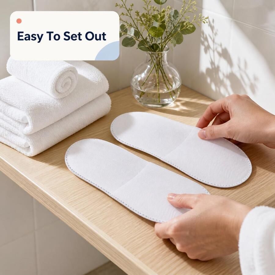 Wegwerp-pantoffels voor hotel reizen en spa antislip wegwerp-sleepers uniseks 3 mm 6 mm