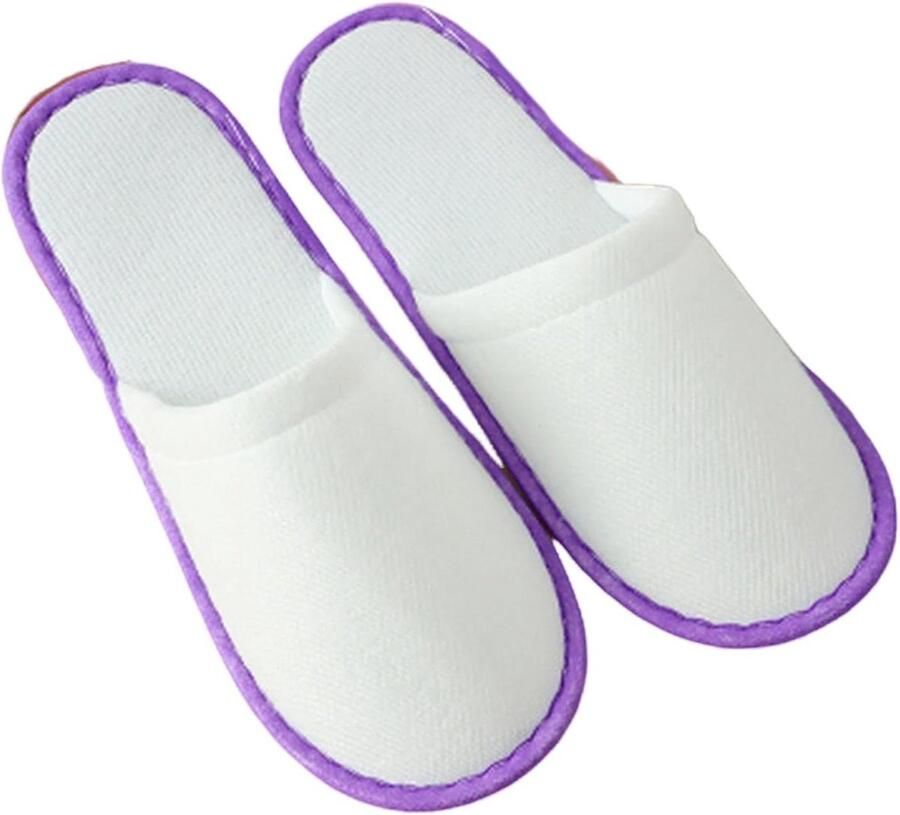 Wegwerp Slippers Gasten Pantoffels Hotel Reizen Hygiënisch en Comfortabel 10 Paar Wit