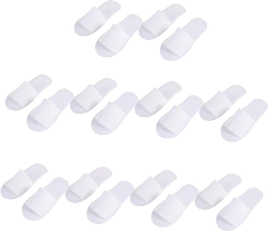 Wegwerp Slippers Gastenpantoffels Hotel Thuisgebruik Gasten Lichtgewicht Comfort 10 Paren Grijs