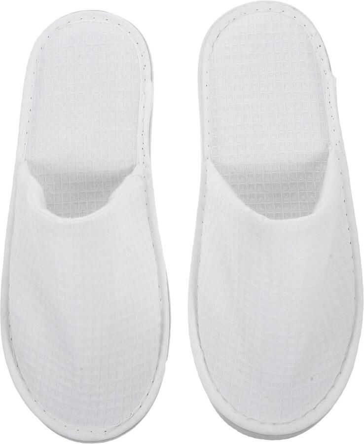 Wegwerp Slippers Gastenpantoffels Thuis Slippers Reizen en Spa Lichtgewicht Ade d 29 x Wit
