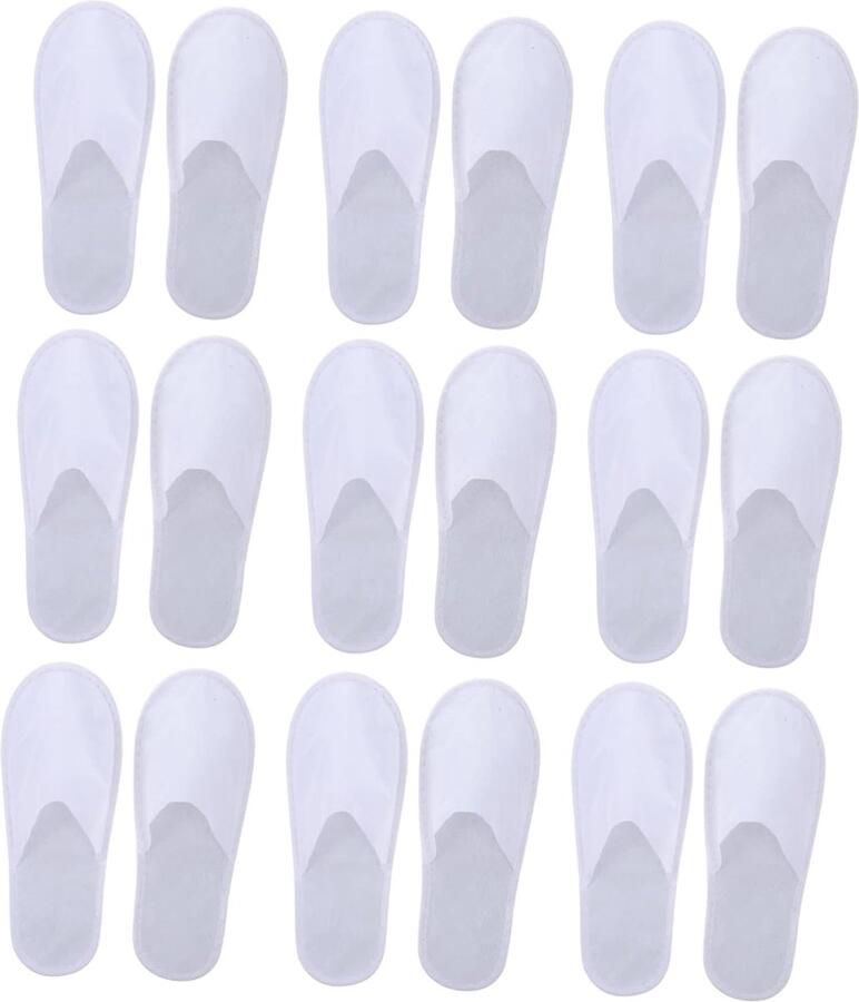 Wegwerp Slippers Hotel Schoen Reis Comfort Lichtgewicht Ontwerp 10 Paren Wit