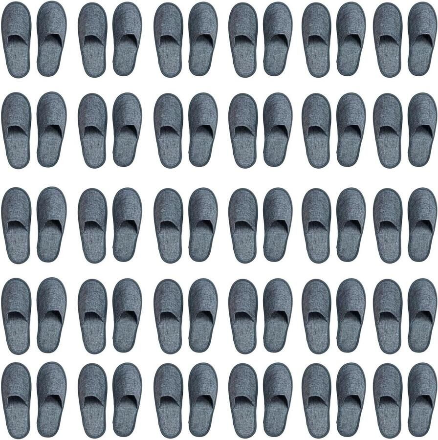 Wegwerp Slippers Reis Pantoffels Comfortabel Reizen Antislip Zolen 30 Paren Wit